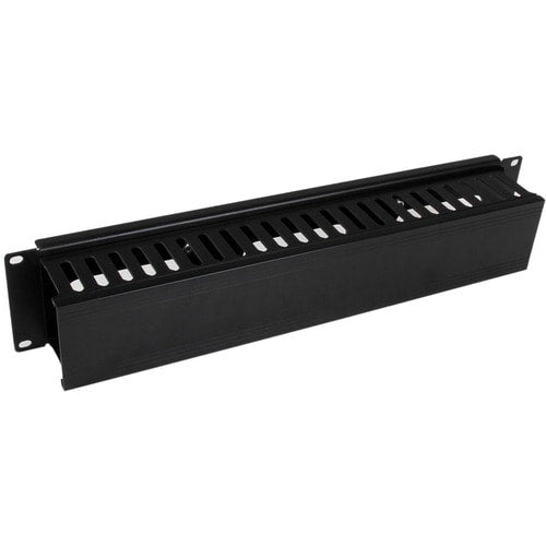 2U COVERED CABLE DUCT HORIZONTAL CABLE ORGANIZER