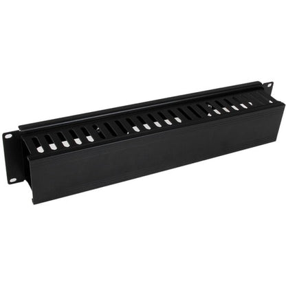 2U COVERED CABLE DUCT HORIZONTAL CABLE ORGANIZER