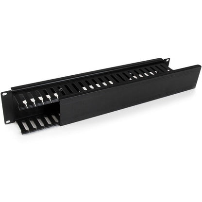 2U COVERED CABLE DUCT HORIZONTAL CABLE ORGANIZER
