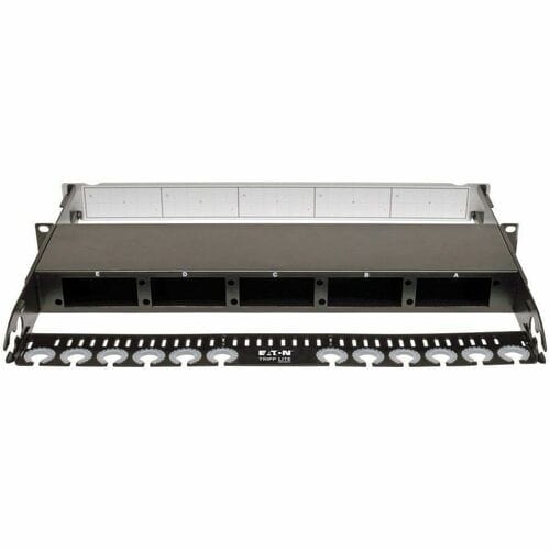 Panel de gabinete de fibra de alta densidad para montaje en rack de Tripp Lite, 5 casetes, 1URM - 1U Hig