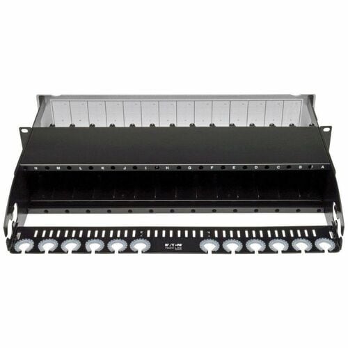 Panneau de boîtier fibre optique haute densité Tripp Lite pour montage en rack 14 cassettes 2URM - 2U Hi