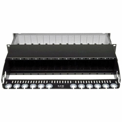 Panneau de boîtier fibre optique haute densité Tripp Lite pour montage en rack 14 cassettes 2URM - 2U Hi