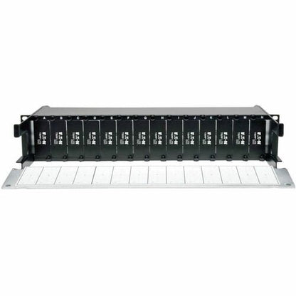 Panneau de boîtier fibre optique haute densité Tripp Lite pour montage en rack 14 cassettes 2URM - 2U Hi