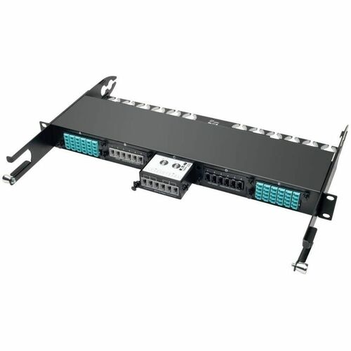 Casete de conexión Tripp Lite de 2 x 24 fibras MTP/MPO a 6 x 12 fibras MTP/MPO - 2 x