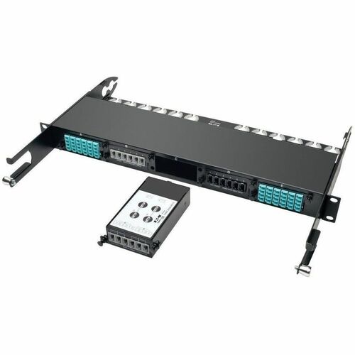 Cassette de dérivation Tripp Lite 2 x 24 fibres MTP/MPO vers 6 x 12 fibres MTP/MPO - 2 x