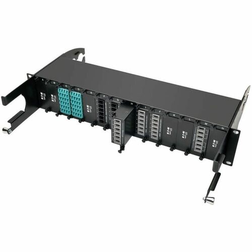 Casete de conexión Tripp Lite de 2 x 24 fibras MTP/MPO a 6 x 12 fibras MTP/MPO - 2 x