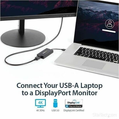 Adaptador USB 3.0 a DisplayPort de StarTech.com, 4K 30