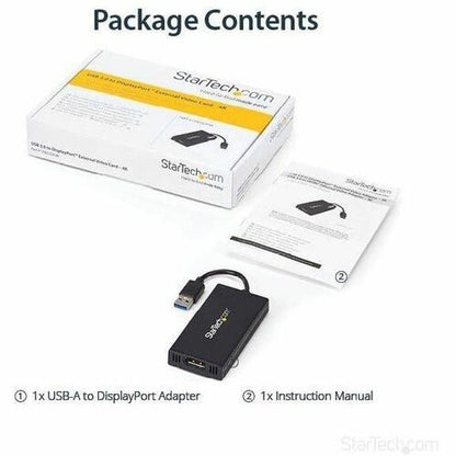 Adaptador USB 3.0 a DisplayPort de StarTech.com, 4K 30