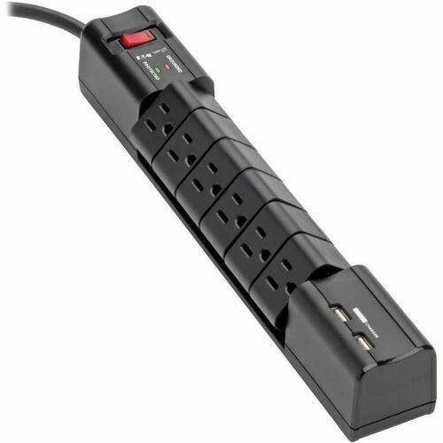 Tripp Lite by Eaton Protect It! TLP608RUSBB Surge Suppressor/Protector