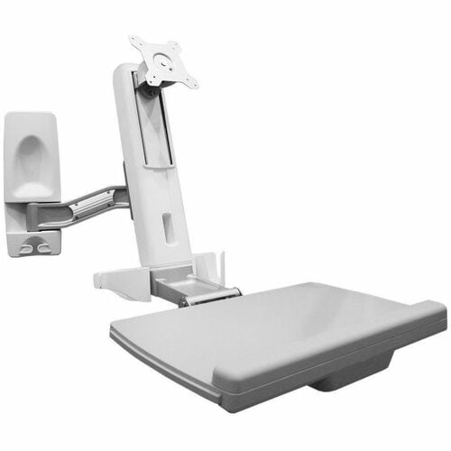 Amer Mounts Single Arm Wall Mount Workstation (Dis