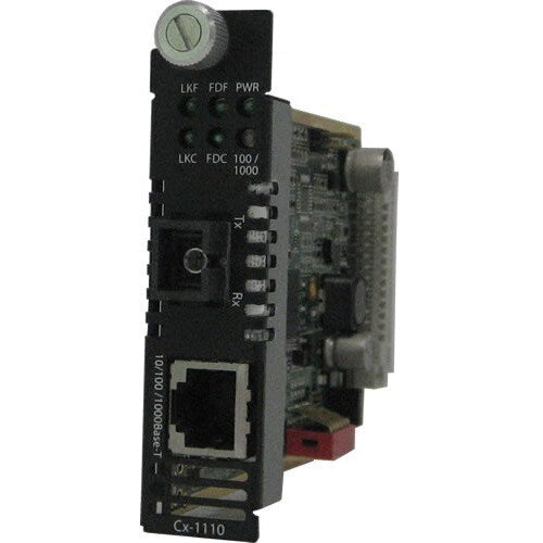 Module convertisseur de média géré Perle Systems Perle 10/100/1000 - 1 x réseau (RJ