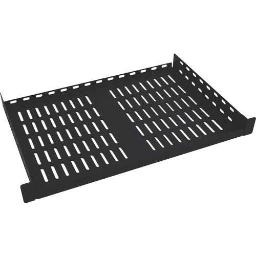 ÉTAGÈRE FIXE À MONTAGE SANS OUTIL EN PORTE-À-FAUX POUR RACK 4 MONTANTS 1U