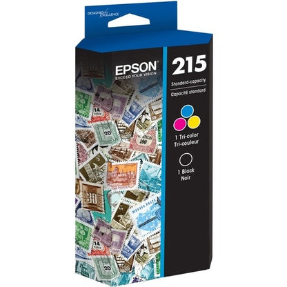 Pack combiné de cartouches d'encre noire et couleur DURABRITE ULTRA T215
