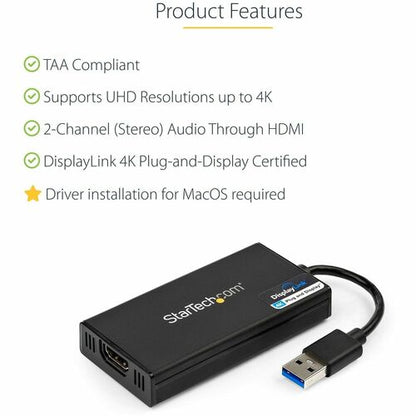 Adaptateur USB 3.0 vers HDMI StarTech.com