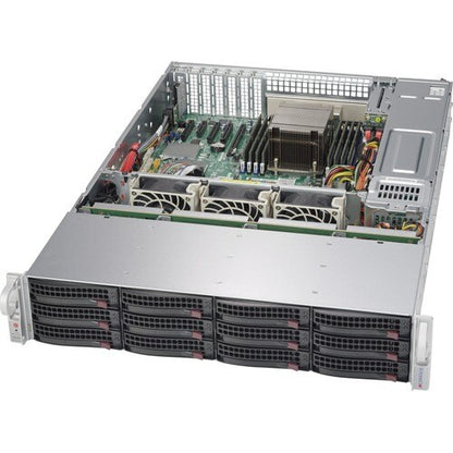 Sistema Barebone de servidor Supermicro SuperServer 5028R-E1CR12L - Montaje en rack 2U
