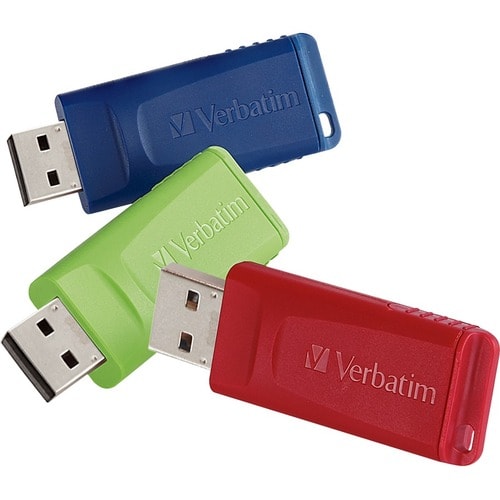 3PK 8GB STORE N GO USB FLASH MULTI 4
