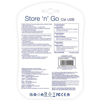 3PK 8GB STORE N GO USB FLASH MULTI 4
