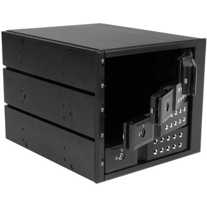 Placa base para rack móvil de 4 bahías StarTech.com sin bandeja de aluminio con intercambio en caliente