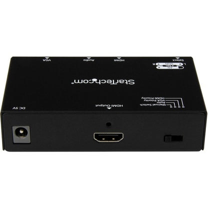 StarTech.com 2x1 HDMI + VGA to HDMI Converter Switch w/ Automatic and Priority Switching
