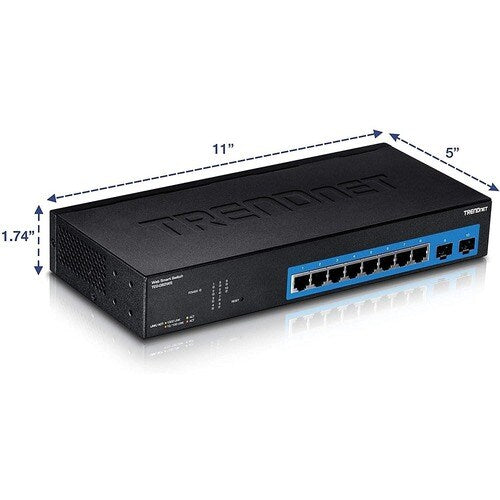 TEG-082WS 8PORT GIGABIT WEB SMART SWITCH X SHARED SFP SLOTS