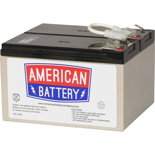 American Battery ABC UPS Battery Pack - 9000 mAh - 12 V DC - Lead Acid