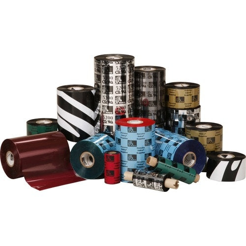 Zebra Thermal Transfer Ribbon - Black - 6 / Carton - Thermal