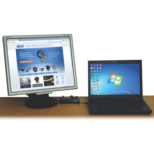 Tripp Lite by Eaton USB 3.0 HDMI / VGA Mini Docking Station with Gigabit Ethernet