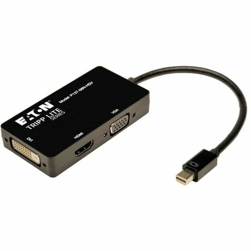 Tripp Lite 6in Mini DisplayPort to VGA / DVI / HDMI Adapter Converter mDP 6"