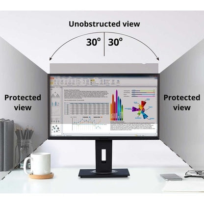 Filtre de confidentialité ViewSonic pour écran de protection noir