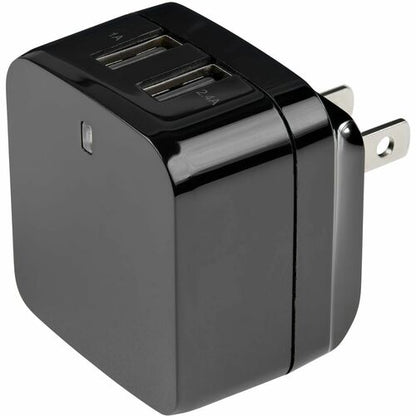 Cargador de pared USB de viaje StarTech.com - 2 puertos - Negro - Universal Trav