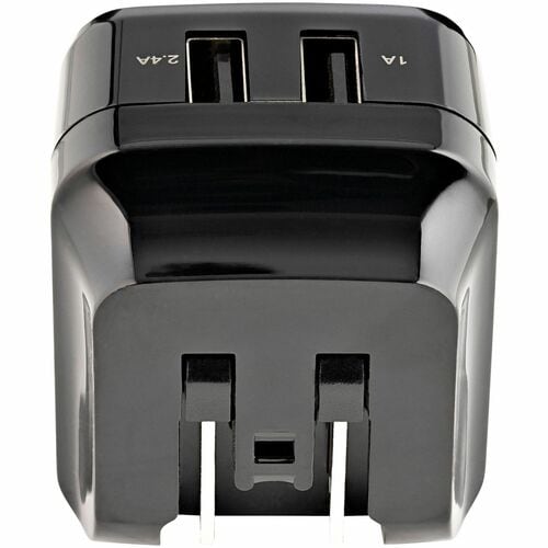Cargador de pared USB de viaje StarTech.com - 2 puertos - Negro - Universal Trav