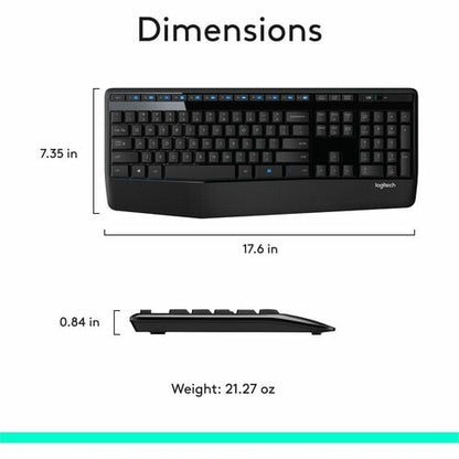 MK345 COMBO DE LANCEMENT CONFORTABLE GRANDE TAILLE AVEC REPOSE-POIGNETS