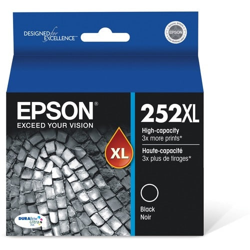 T252 CARTUCHO DE TINTA DURABRITE ULTRA XL NEGRO CON SENSORMATIC WF3620/3640/7