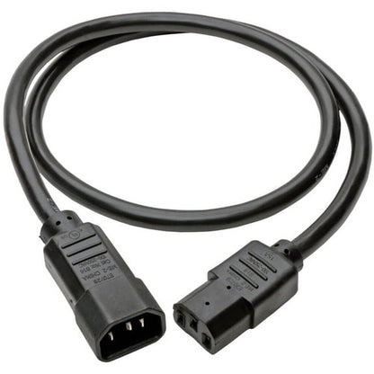 Cable de extensión de alimentación Tripp Lite de 90 cm (3 pies) C14 a C13 de alta resistencia, 15 A, 14