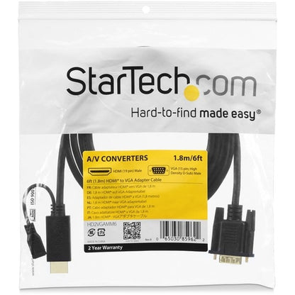 StarTech.com HDMI to VGA Cable