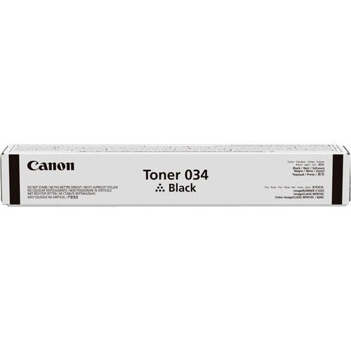 Cartucho de tóner láser Canon 034 original de rendimiento estándar - Negro