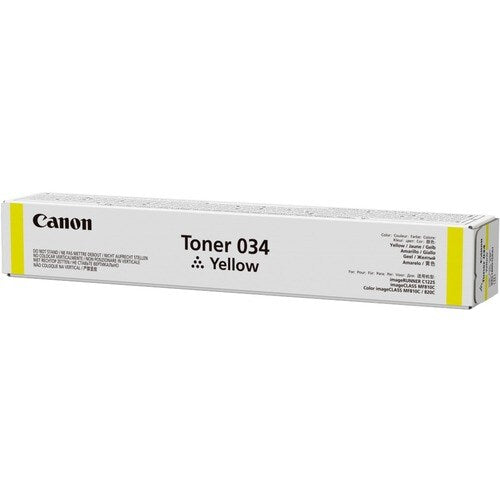 Cartucho de tóner láser original Canon 034 - Paquete amarillo - 730