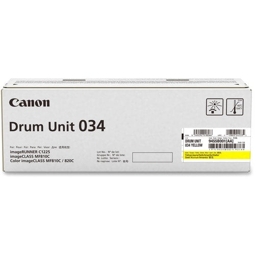 TONER 034 TAMBOUR CYAN POUR IMAGECLASS MF810CDN AUCUN RETOUR