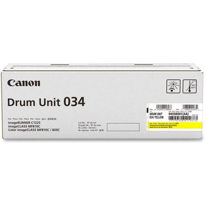 TONER 034 TAMBOUR CYAN POUR IMAGECLASS MF810CDN AUCUN RETOUR