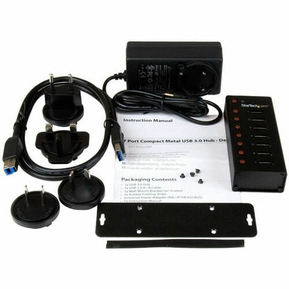StarTech.com 7 Port USB 3.0 Hub - 5Gbps