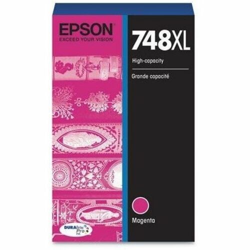 Cartouche d'encre jet d'encre Epson 748 d'origine à haut rendement - Magenta
