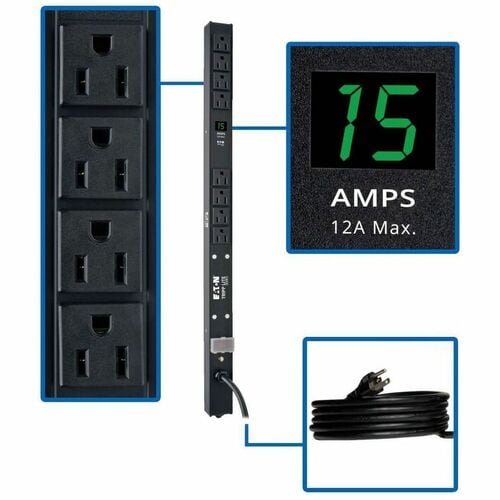 Tripp Lite by Eaton Metered PDUMV15-24 8-Outlets PDU - NEMA 5-15P - 8