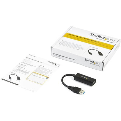 Adaptador de vídeo USB 3.0 a VGA de StarTech.com con encendido