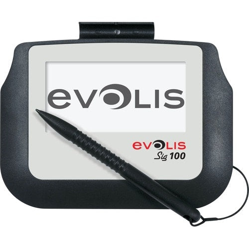 Evolis Sig100 Signature Pad - Backlit LCD - 3.74\" (95 mm) x 1.85\" (47 mm) Acti