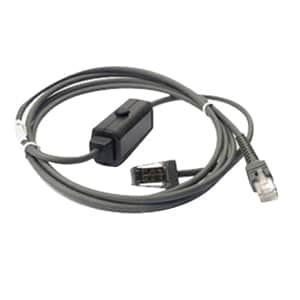 Zebra Straight Cable - 7 ft Data Transfer Cable - First End: Serial