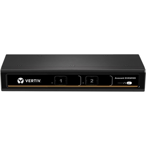 Conmutador KM de escritorio Vertiv AVOCENT SwitchView de 2 puertos - 2 computadoras - 1