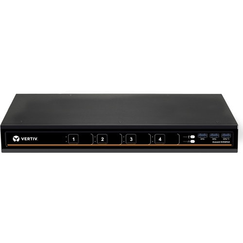 Vertiv AVOCENT SwitchView 4 Port Desktop KM Switch - 4 Computer(s) - 1