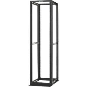 Panduit R4PCN Rack Frame - 45U Rack Height x 19\" (482.60 mm) Rack Width - Black - Steel