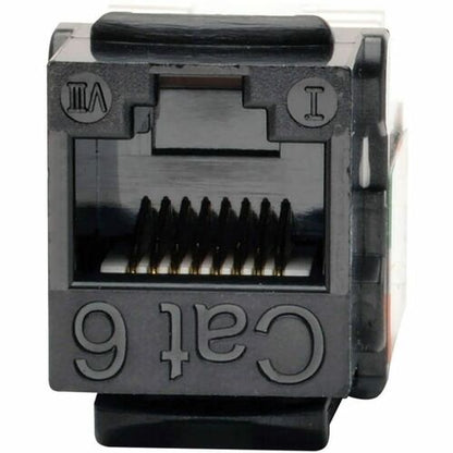 Conector Keystone de conexión a presión estilo 110 Cat6/Cat5e de Tripp Lite by Eaton - Negro, paquete de 10 - 10 -