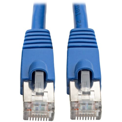 Câble de raccordement bleu Cat6a Tripp Lite par Eaton de 1 pi - Réseau de catégorie 6a de 1 pi (0,30 m)